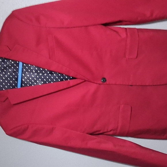 Express Red Men's Blazer - Picture 2 of 8
